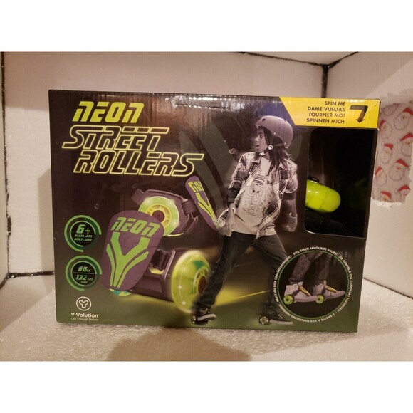 NEON STREET ROLLERS Adjust Strap In & Go. NIB Green - Picture 1 of 3